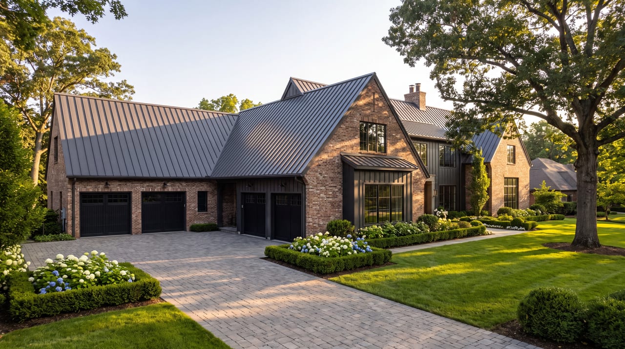 Standing-Seam Metal roof installed by Exotic Exteriors